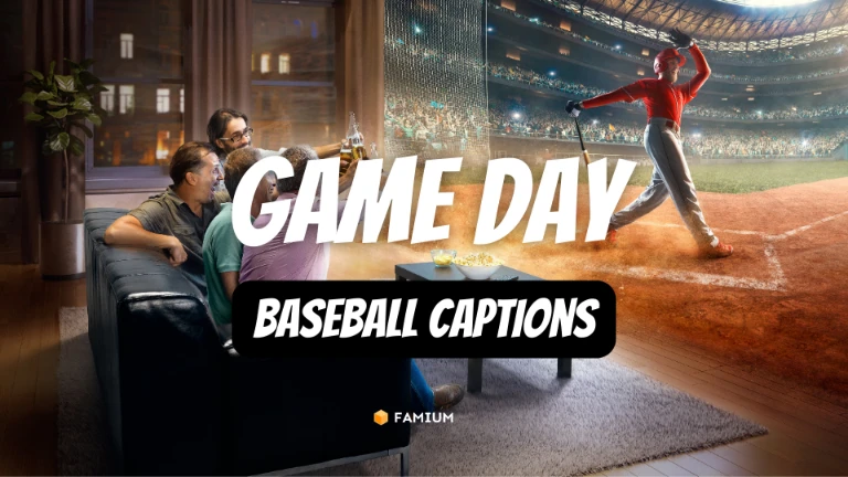Baseball Game Day Captions for Instagram